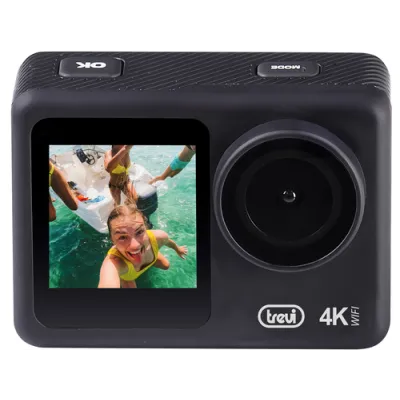 Trevi GO 2550 4K Cámara de Acción Deportiva 4k Wifi con Carcasa Trevi GO 2550 4K Cámara de Acción Deportiva 4k Wifi con Carcasa