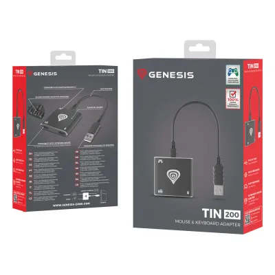 Genesis TIN 200 Adaptador Ratón/Teclado para XONE/PS4/PS3/Switch