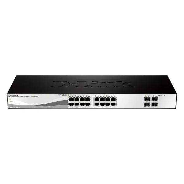 D-Link DGS-1210-20/E Smart+ Switch Gestionado 16 Puertos Ethernet Gigabit + 4 Puertos 100/1000Mbps C