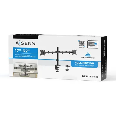Aisens DT32TSR-149 Soporte Eco Giratorio/Inclinable para 2 Aisens DT32TSR-149 Soporte Eco Giratorio/Inclinable para 2