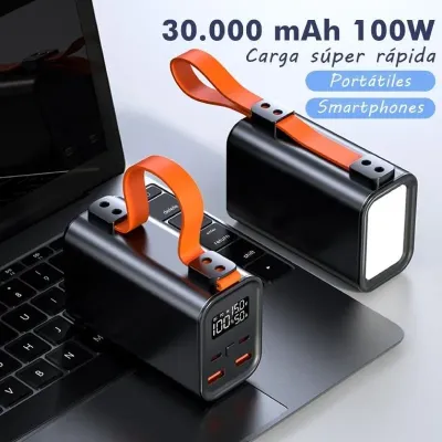 Leotec Batería Externa para Portátiles/Smartphone/Tablet 100W