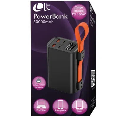 Leotec Batería Externa para Portátiles/Smartphone/Tablet 100W