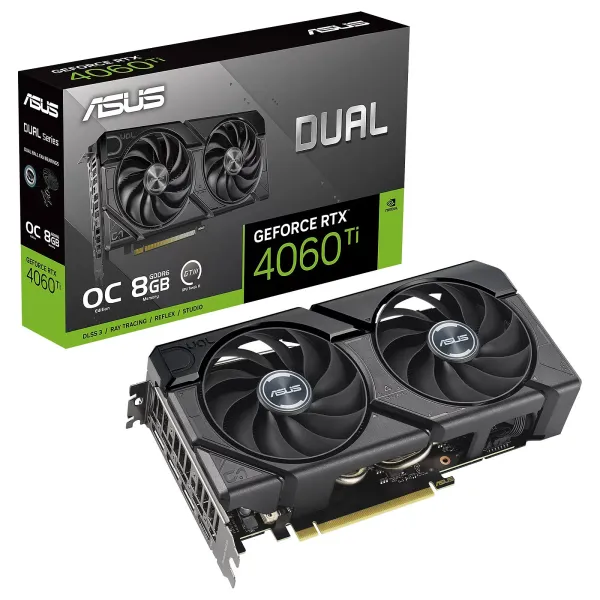 Asus Dual GeForce RTX 4060 Ti EVO OC 8GB GDDR6 DLSS3