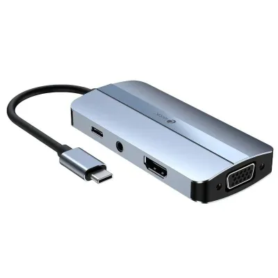 Leotec Docking Station HUB 7 en 1 USB-C/USB/HDMI/VGA Leotec Docking Station HUB 7 en 1 USB-C/USB/HDMI/VGA