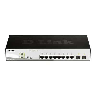 Switch D-Link DGS-1210-10P 10 Puertos/ RJ-45 Gigabit Switch D-Link DGS-1210-10P 10 Puertos/ RJ-45 Gigabit