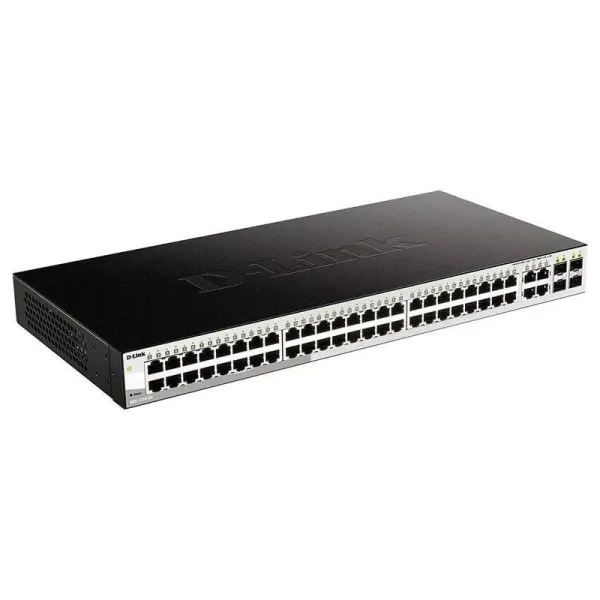 D-Link DGS-1210-52/E Smart+ Switch Gestionado 48 Puertos Ethernet Gigabit + 4 Puertos Combo 1000BASE
