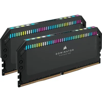 Corsair Dominator Platinum RGB Black KIT 32GB DDR5 a 5200MHz Corsair Dominator Platinum RGB Black KIT 32GB DDR5 a 5200MHz