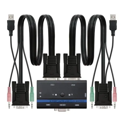 Nanocable Switch KVM VGA/USB/Jack 3.5mm Nanocable Switch KVM VGA/USB/Jack 3.5mm