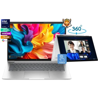 HP Elite x360 1040 G11 con IA - Intel Core Ultra 7 155H 32GB