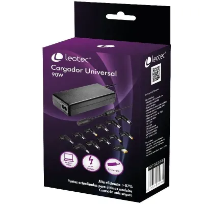 Leotec Cargador Universal Automático 90W