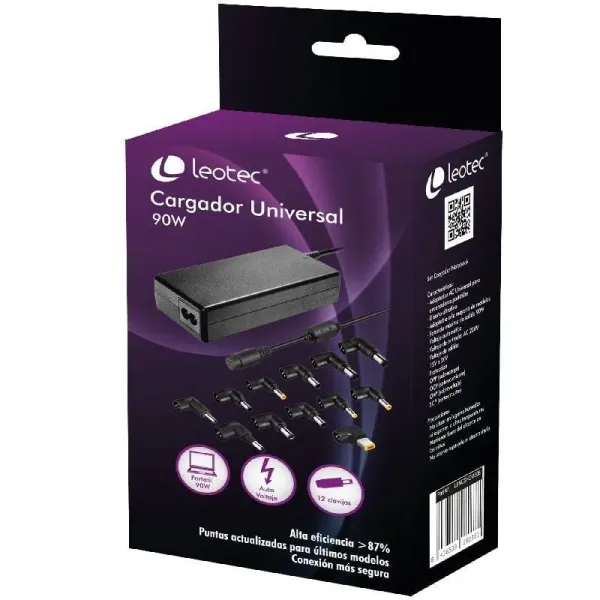 Leotec Cargador Universal Automático 90W 
