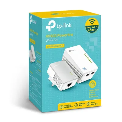 TP-Link TL-WPA4220 KIT PLC Powerline Red Eléctrica AV600 + WFi