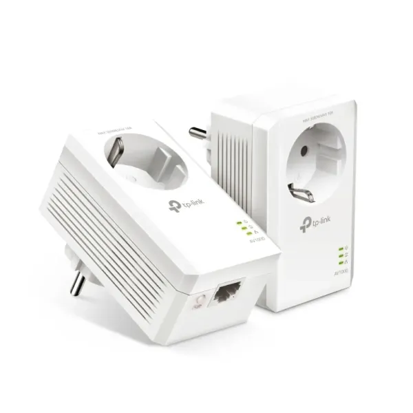 TP-Link TL-PA7017P KIT PLC Powerline Red Eléctrica AV1000 Gigabit Con Enchufe Incorporado