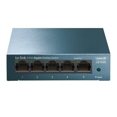 TP-Link LS105G Switch 5 Puertos Gigabit 10/100/1000 Mbps TP-Link LS105G Switch 5 Puertos Gigabit 10/100/1000 Mbps