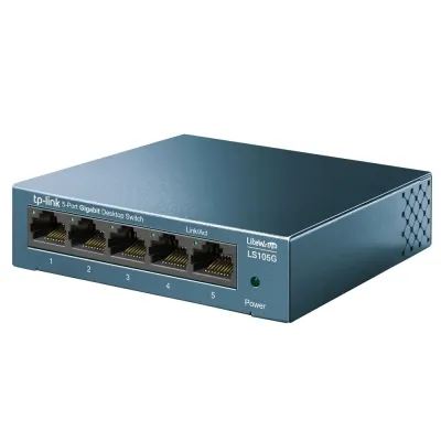 TP-Link LS105G Switch 5 Puertos Gigabit 10/100/1000 Mbps TP-Link LS105G Switch 5 Puertos Gigabit 10/100/1000 Mbps