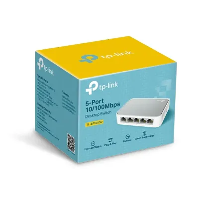 TP-Link TL-SF1005D Switch 5 Puertos 10/100 Mbps Plug&Play