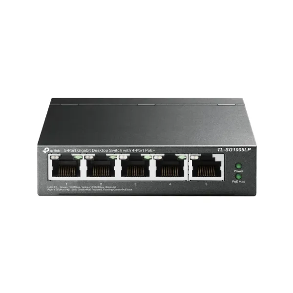 TP-Link TL-SG1005LP Switch 5 Puertos Gigabit con 4 Puertos PoE