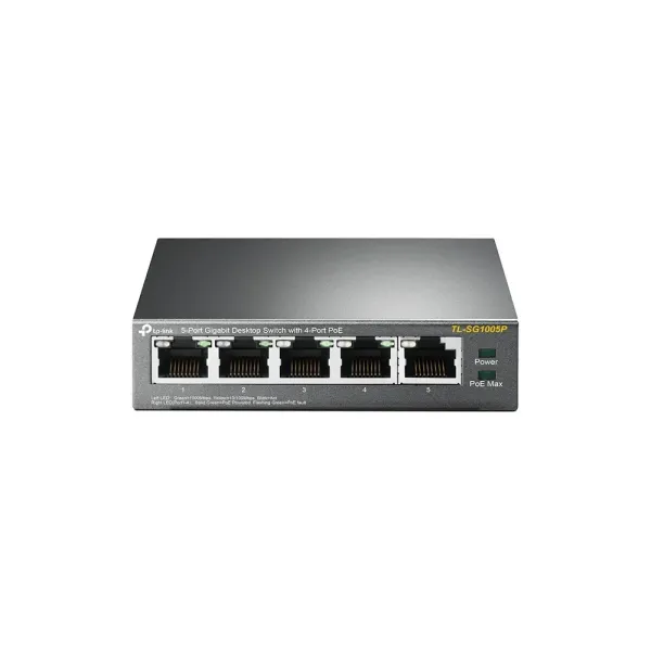 TP- Link TL-SG1005P Switch de Sobremesa 5 Puertos Gigabit con 4 Puertos PoE
