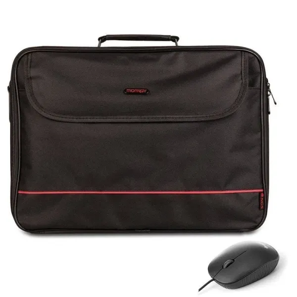 NGS Bureau Kit Maletín hasta 16" + Ratón 800 Dpi