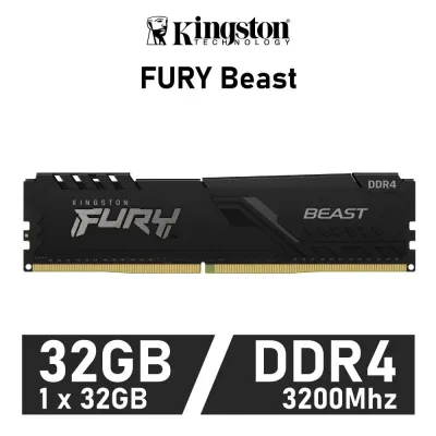 Kingston FURY Beast DDR4 3200 MHz 32GB CL16 Kingston FURY Beast DDR4 3200 MHz 32GB CL16