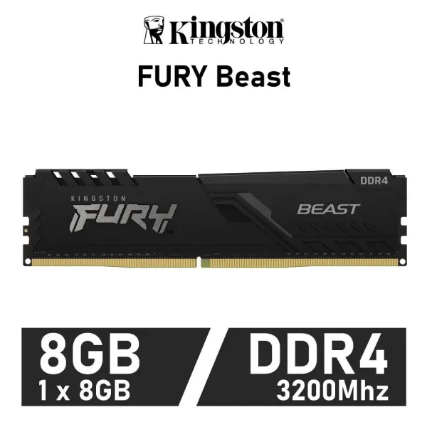 Kingston FURY Beast DDR4 3200 MHz 8GB CL16