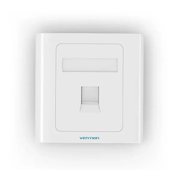 Placa de Pared Tipo 86 Vention IFAW0/ 1 Puerto RJ45