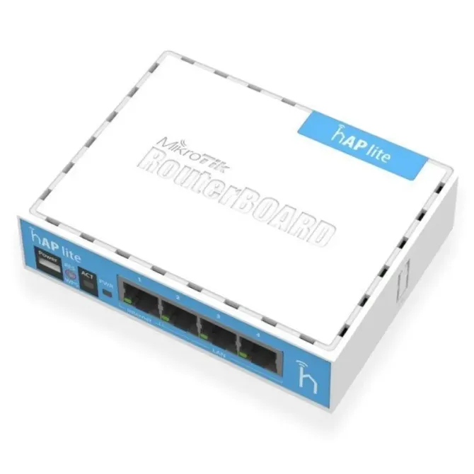 Mikrotik hAP lite Punto de Acceso Blanco