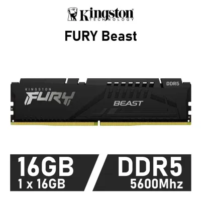 Kingston FURY Beast 16GB DDR5 a 5200MHz CL40 1.25v XMP 3.0 Kingston FURY Beast 16GB DDR5 a 5200MHz CL40 1.25v XMP 3.0
