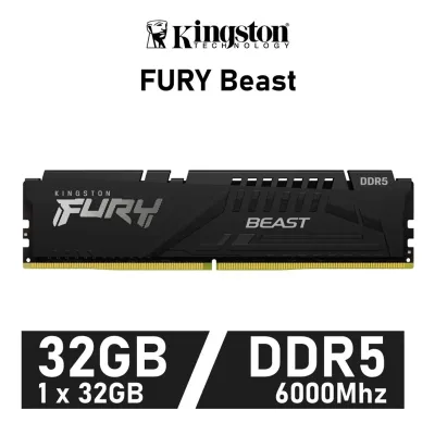 Kingston FURY Beast 32GB DDR5 6000MHz CL30 1.4v XMP 3.0 Kingston FURY Beast 32GB DDR5 6000MHz CL30 1.4v XMP 3.0