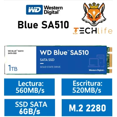 Western Digital Blue SA510 M.2 1TB SATA 3