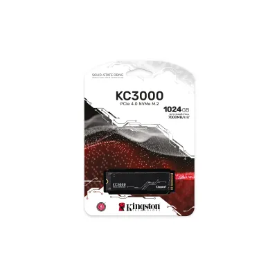 Kingston KC3000 SSD 1TB NVMe PCIe 4.0 x4 a 7000MB/s con Kingston KC3000 SSD 1TB NVMe PCIe 4.0 x4 a 7000MB/s con