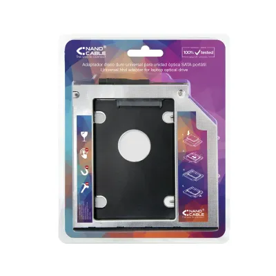 Nanocable Adaptador Disco Duro 7.0mm para Unidad Óptica 9.5mm