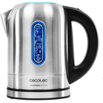 Hervidor de Agua Cecotec ThermoSense 290 Steel/ 2200W/