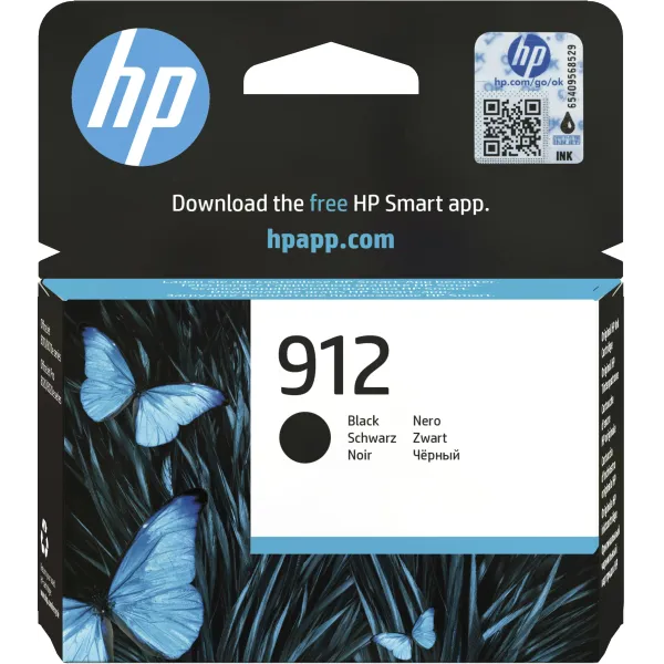 HP 912 Negro 3YL80AE - Cartucho de Tinta Original