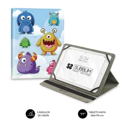 Subblim Trendy Case Funda Universal Monsters para Tablet hasta