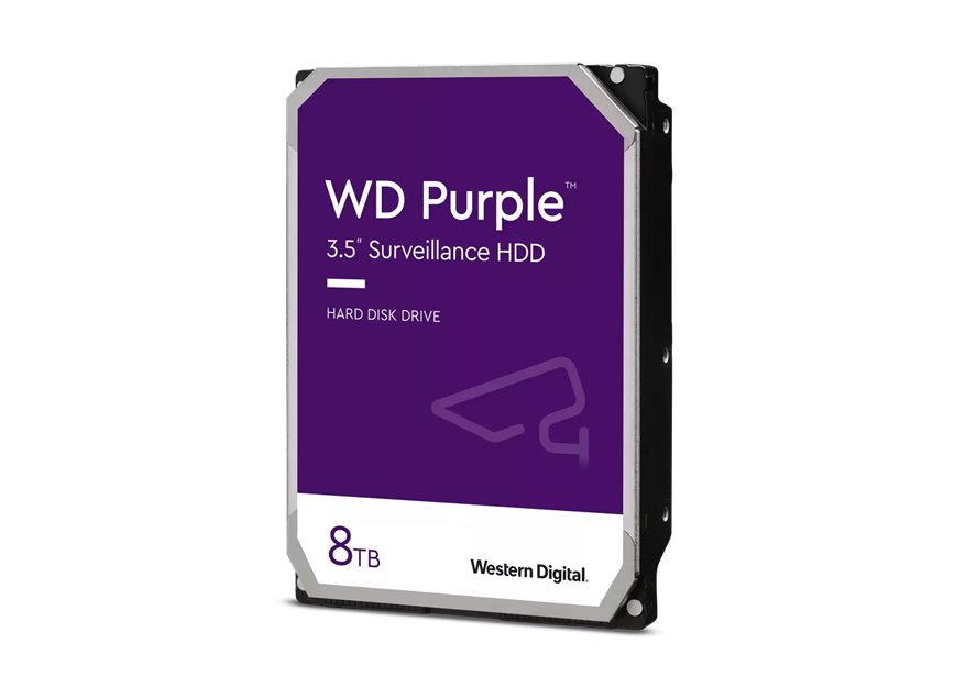 Western Digital WD Purple Surveillance 8TB 5400rpm 128MB SATA 6Gb/s...