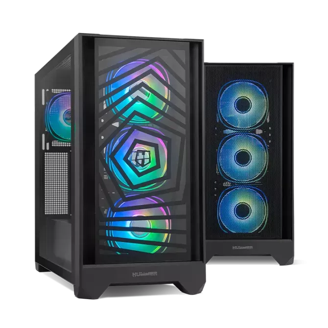Torre PC Nox Hummer PLASMA Mid Tower ARGB Frontal