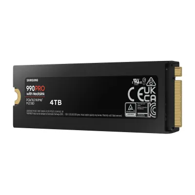 Samsung 990 PRO 4TB con Disipador SSD PCIe 4.0 NVMe M.2 a Samsung 990 PRO 4TB con Disipador SSD PCIe 4.0 NVMe M.2 a
