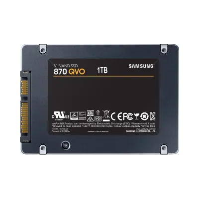 Samsung 870 QVO SSD 1TB 2.5" SATA 6GB/s a 560MB/s Samsung 870 QVO SSD 1TB 2.5" SATA 6GB/s a 560MB/s