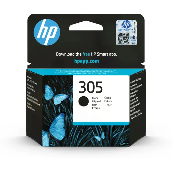 HP 305 Negro 3YM61AE - Cartucho de Tinta Original