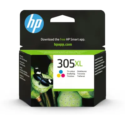 HP 305XL Tricolor 3YM63AE - Cartucho de Tinta Original