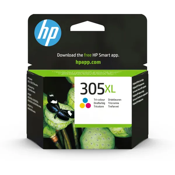 HP 305XL Tricolor 3YM63AE - Cartucho de Tinta Original