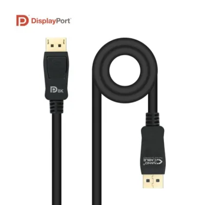 Cable DisplayPort 1.4 8K Nanocable 10.15.2500/ DisplayPort Cable DisplayPort 1.4 8K Nanocable 10.15.2500/ DisplayPort