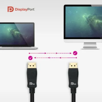 Cable DisplayPort 1.4 8K Nanocable 10.15.2500/ DisplayPort Cable DisplayPort 1.4 8K Nanocable 10.15.2500/ DisplayPort