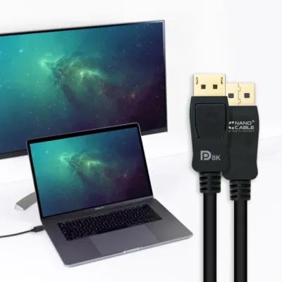 Cable DisplayPort 1.4 8K Nanocable 10.15.2500/ DisplayPort Cable DisplayPort 1.4 8K Nanocable 10.15.2500/ DisplayPort