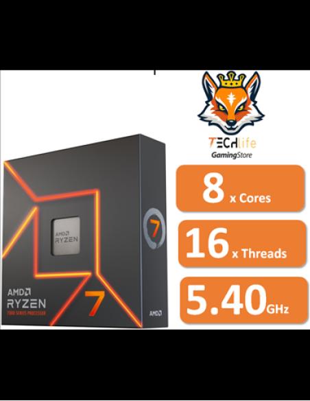 AMD Ryzen 7 7700X 8x Cores a 4.50Ghz/5.4Ghz 32MB con Gráficos AMD R...