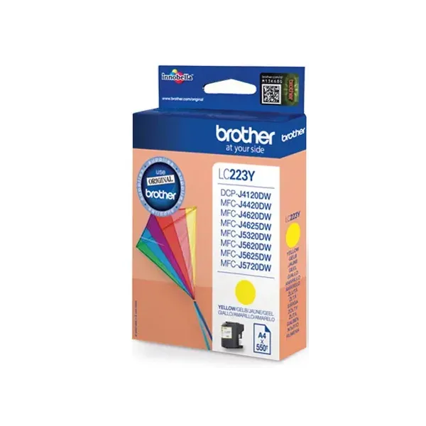 Cartucho de Tinta Original Brother LC-223YBP/ Amarillo