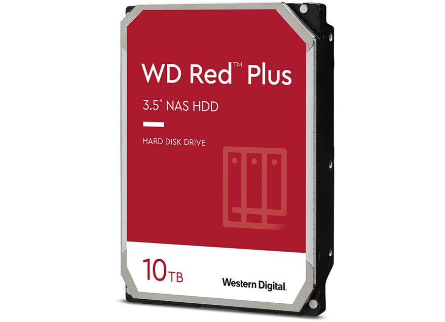 Disco Duro Western Digital WD Red Plus NAS 10TB/ 3.5'/ SATA III/ 25...