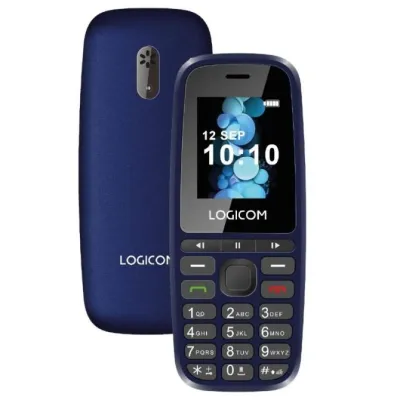 Logicom posh 402 móvil básico 4g 1.77" ds bt azul