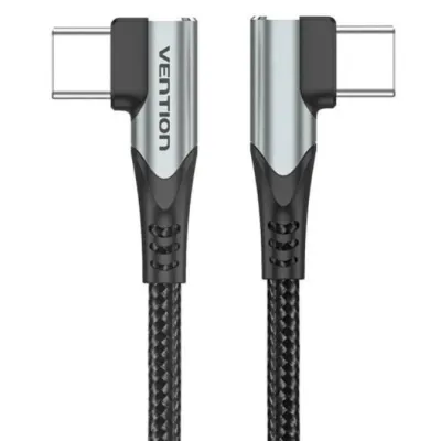 Cable USB 2.0 Tipo-C 90º Vention TANHD/ USB Tipo-C Macho - USB